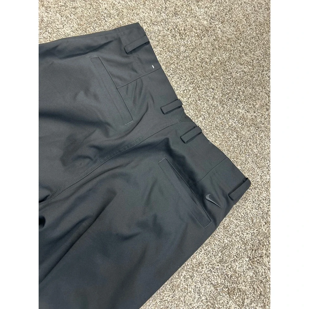 Nike Dri-FIT Mens Golf Pants Black 32x30 Standard Fit Flat Front Trousers #0501